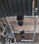 Double filter set-up for single pump configuration